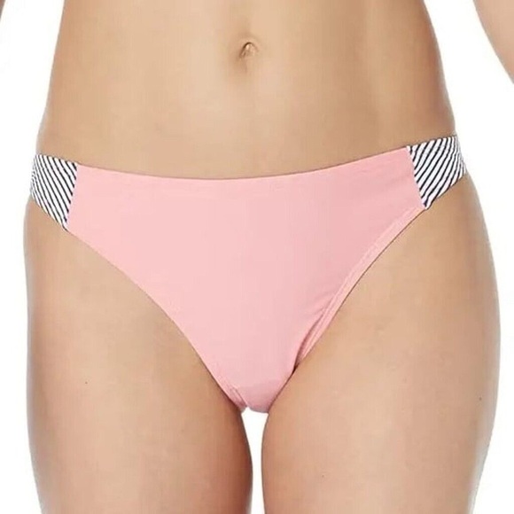 NWT Southern Tide Women’s Side Panel Seersucker Swim Bikini Bottoms Size L - Picture 1 of 4